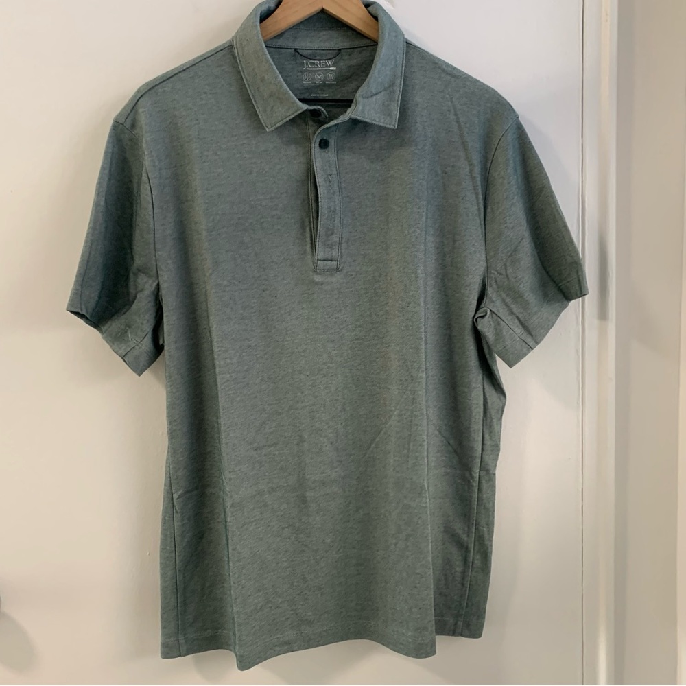 J. Crew Gray Polo Shirt Size Large